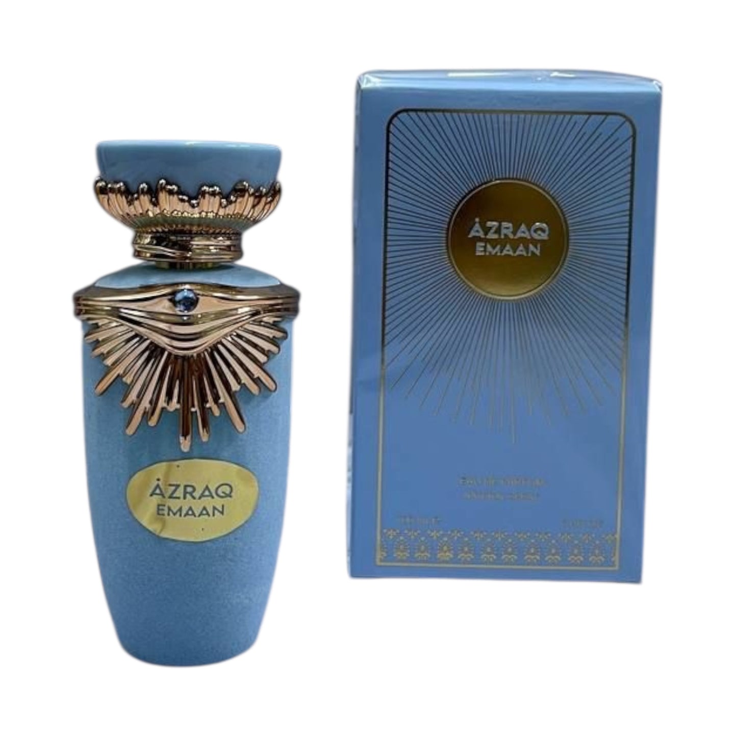 Azraq Emaan de Lattafa Eau de Parfum 100 ml – Perfume Árabe Elegante para Mujer