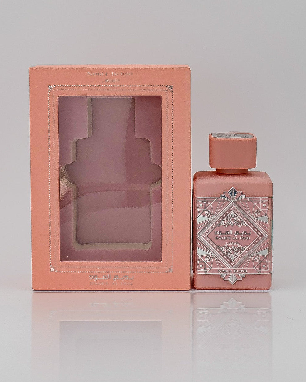 Noble Blush Badee Al Oud de Lattafa  100 ml – Perfume Floral  para Mujer