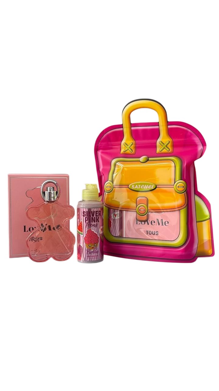 Estuche de niña ( tous rosada o tous esmeralda 100ml , mas crema escarchada 140ml )