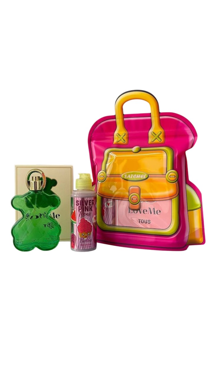 Estuche de niña ( tous rosada o tous esmeralda 100ml , mas crema escarchada 140ml )